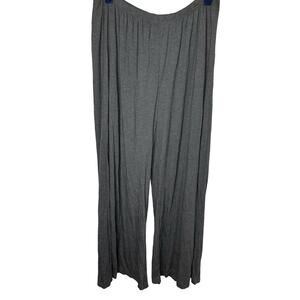 Chalet et ceci Pants Womens Gray Lagenlook Baggy Pull On Bamboo 1x